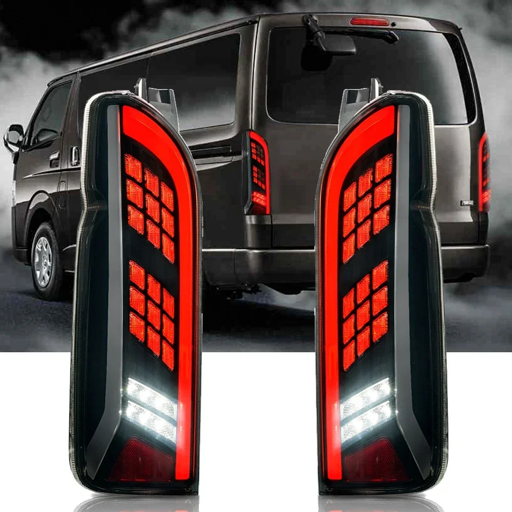 LED Tail Light Assembly for Toyota Hiace 2005 2006 2007 2008 2009 2010 2011 2012 2013 2014 2015 2016 2017 2018 Taillight Brake