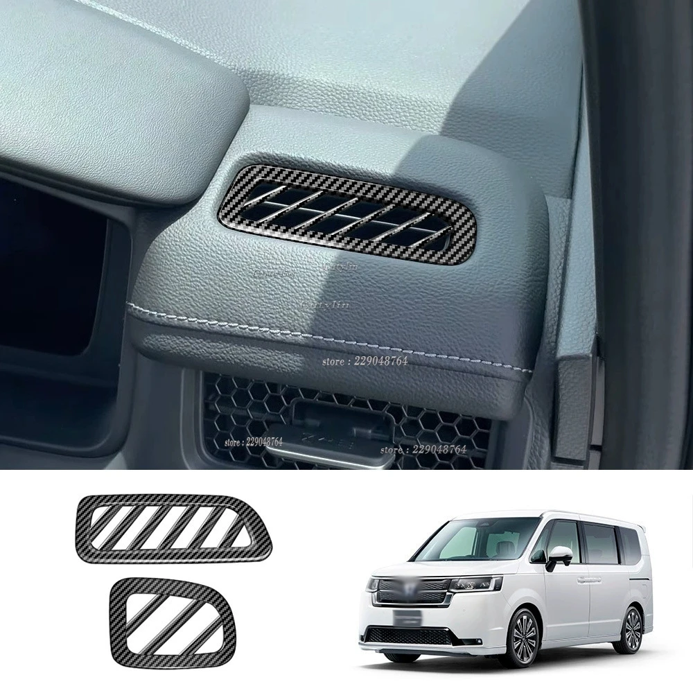 For Honda Stepwgn Spada RP8 2022 2023 2024 Interior Accessories Side Upper Air Condition Outlet Cover Trim AC Frame Sticker