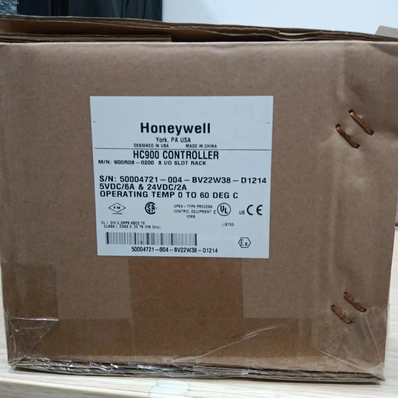 2025 Honeywell PLC HC900 900R08-0300 8-slot rack 20 in stock
