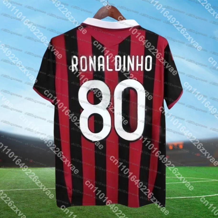 

Top Selling Football Jerseys of 2025 Three Musketeers Milan Training Uniform Round Neck Summer Adult and Children's T-shirt