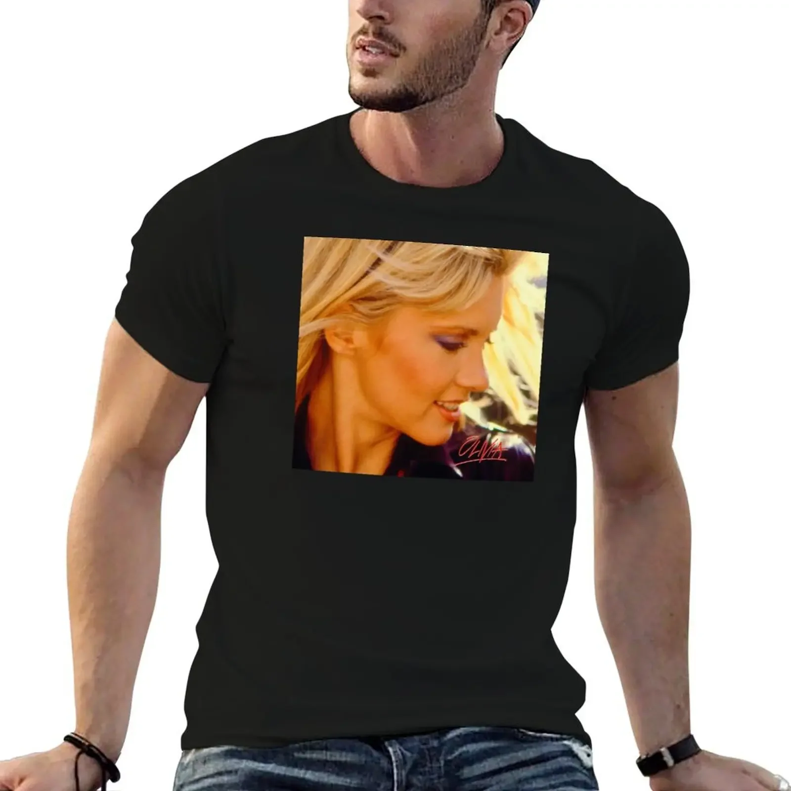 

Olivia Newton-John Totally Hot 1978 T-Shirt shirts graphic tee croswit shirt man mens white t shirts