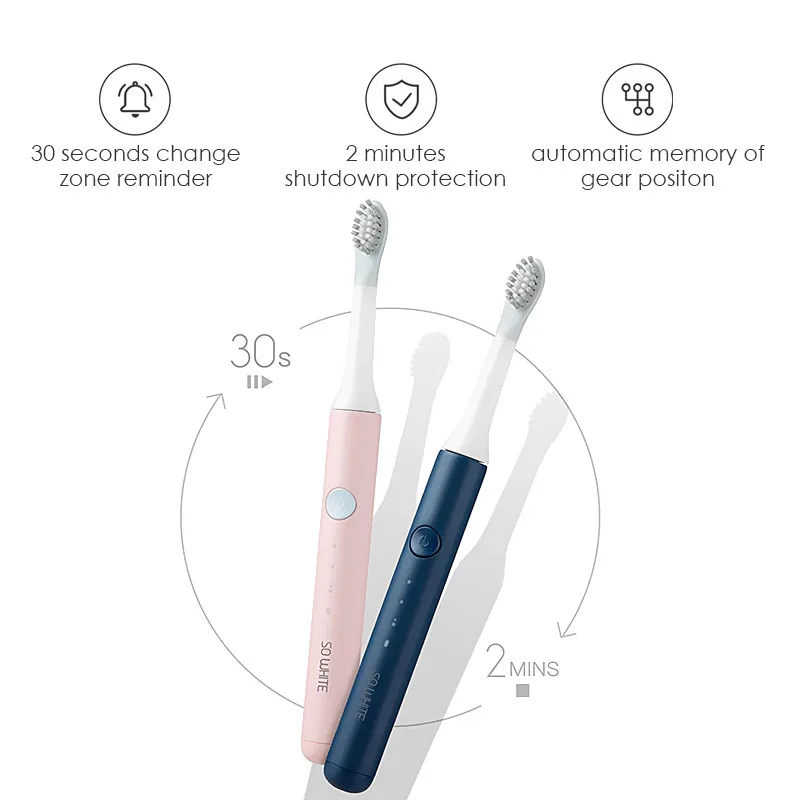 SOOCAS Electric Toothbrush Ultrasonic Electric Toothbrush Water Proof Electric Tooth Brush Charge Whitening Teeth Brush EX3