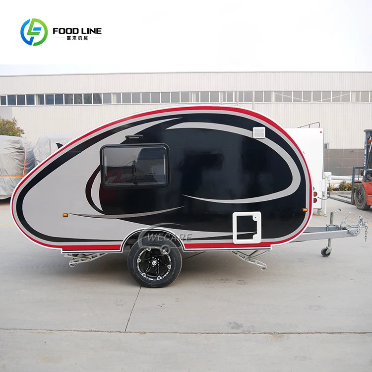 FOODLINE Customized off Road Teardrop Camper Mini caravan Travel Trailer caravan Car Camping Australian Standards Luxury
