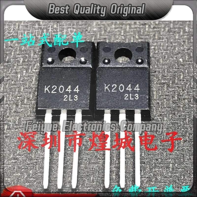 5PCS-20PCS  K2044 2SK2044  TO-220F MOS 600V 4A  Best Quality Imported Original