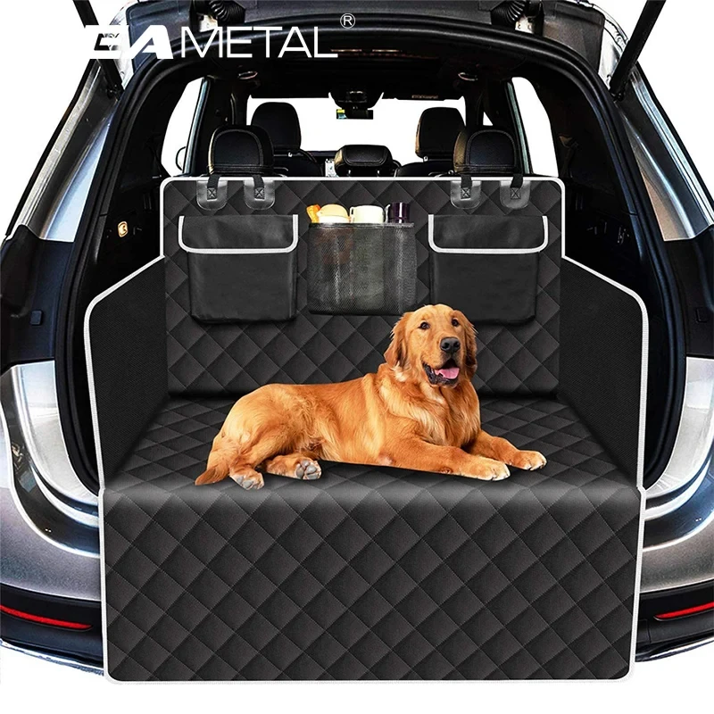 SEAMETAL Thicken Trunk Mat for Dog 5-Layer Oxford Cloth Waterproof Anti-Scratch Suv Trunk Protector Cushion Carpet Cargo Liner