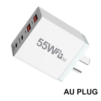 EU/US/UK/AU Plug USB Charger Quick Charge 3.0 For Phone Adapter For iPhone 13 Pro Max Portable Wall Charger Fast Charger type c