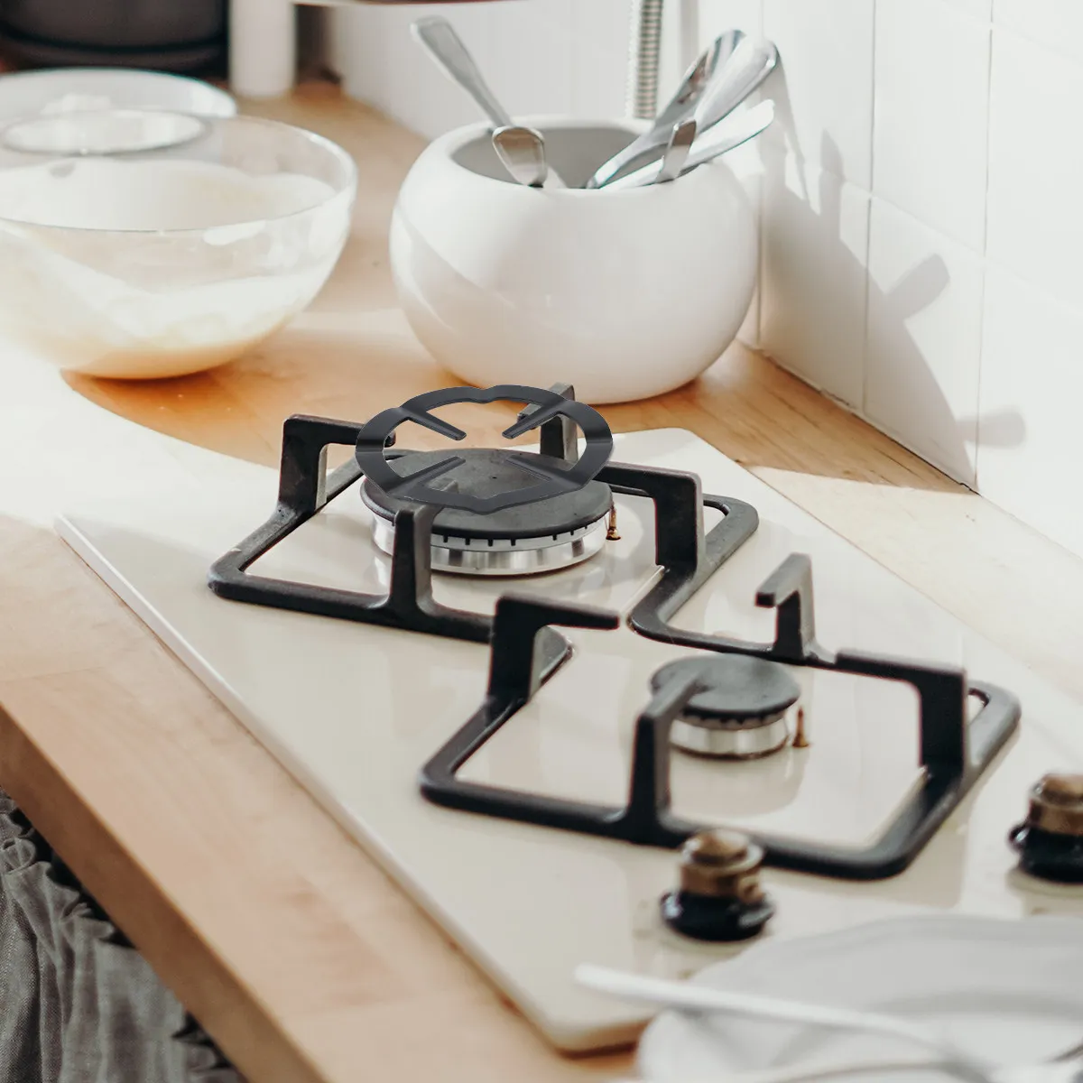 Pot Stove Stand Holder Pot Rack For For Coffee Shop Home Cooking Iron Gas Range Burner Grate Hob High Temperature