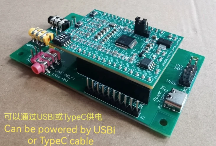 Mini Core Board for ADAU1701 and ADAU1401 DSP, Digital Audio Signal Processing Module for DIY and Development