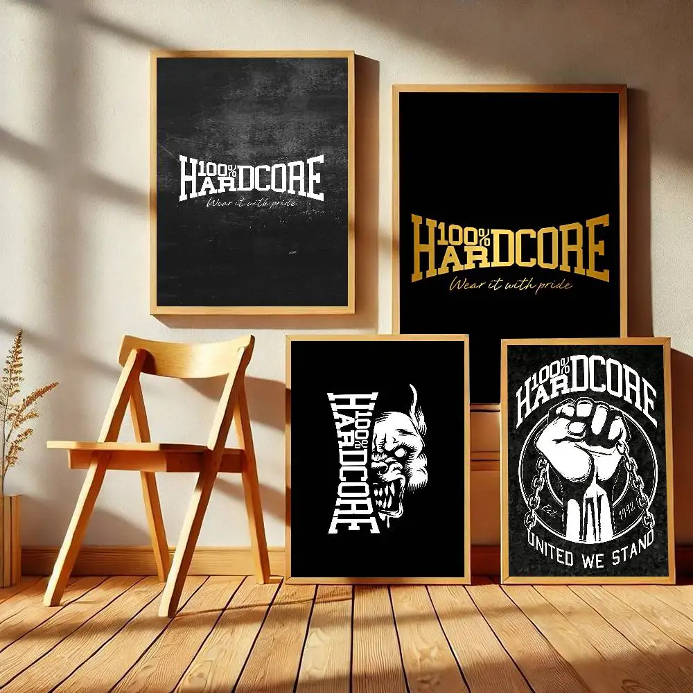 100 Hardcore Dog To The Bone Movie Sticky Posters Retro Kraft Paper Sticker DIY Room Bar Cafe Aesthetic Art Wall Painting