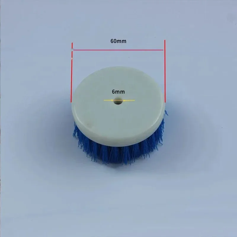 60mm Drill Power Disc Brush Bristles Wool for Leather Plastic Wooden Furniture Car Interiors Cleaning Polishing Scrub with Pole