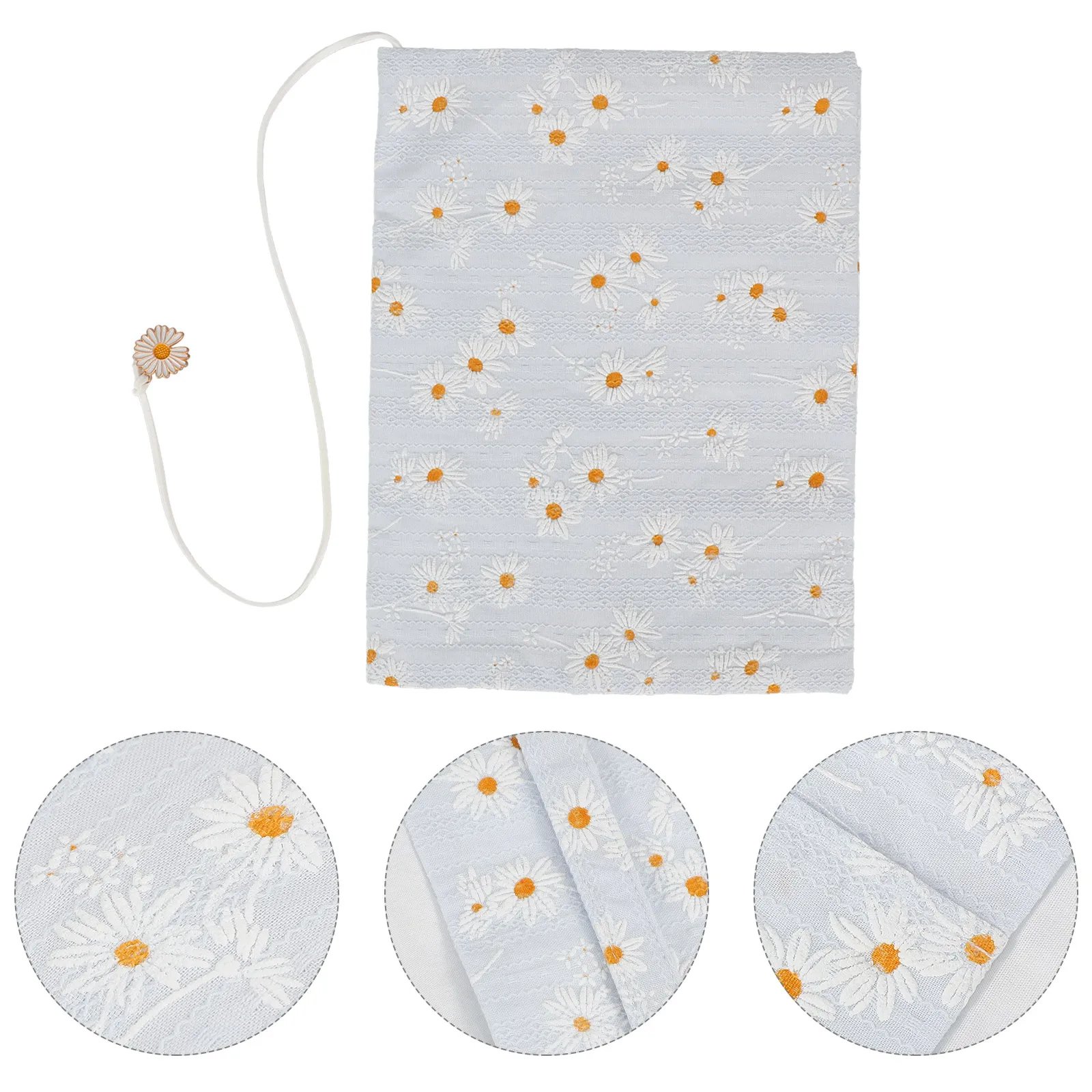 

Handmade Cloth A5 Protective Sleeve Fabric Case Notebook Students Exercise Decorative Cover Book Lover Gift