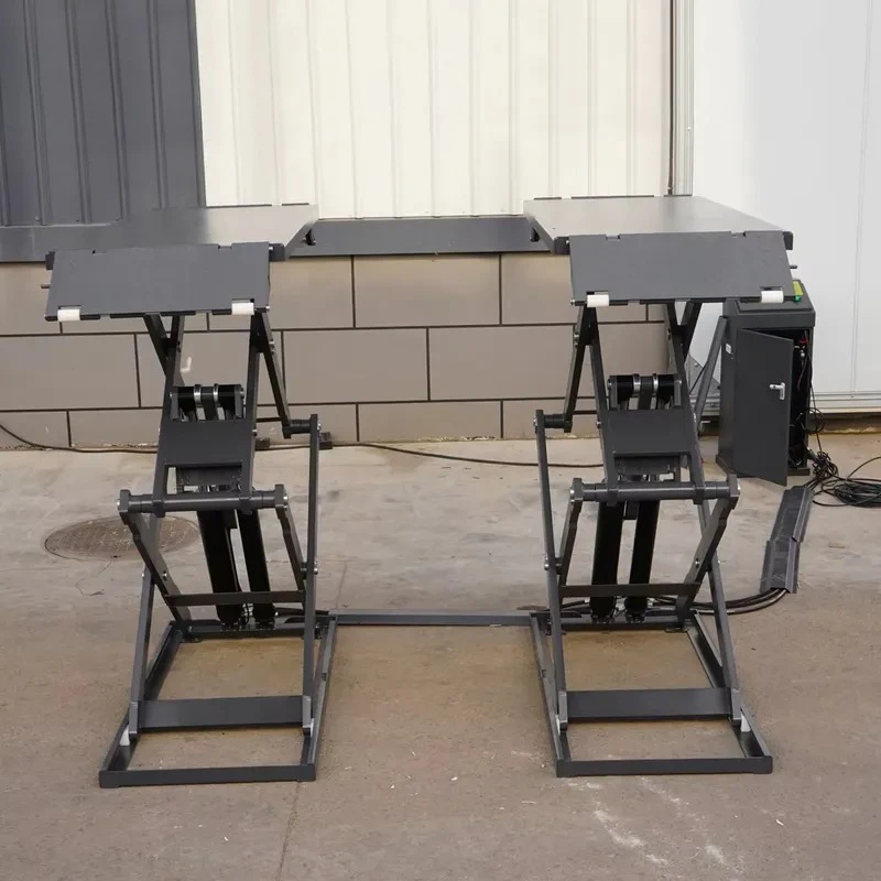 MOLISPEED Super Thin Four Wheel Positioning Shear Lift Machine Alignment Scissor 3500kg Capacity CE Certified