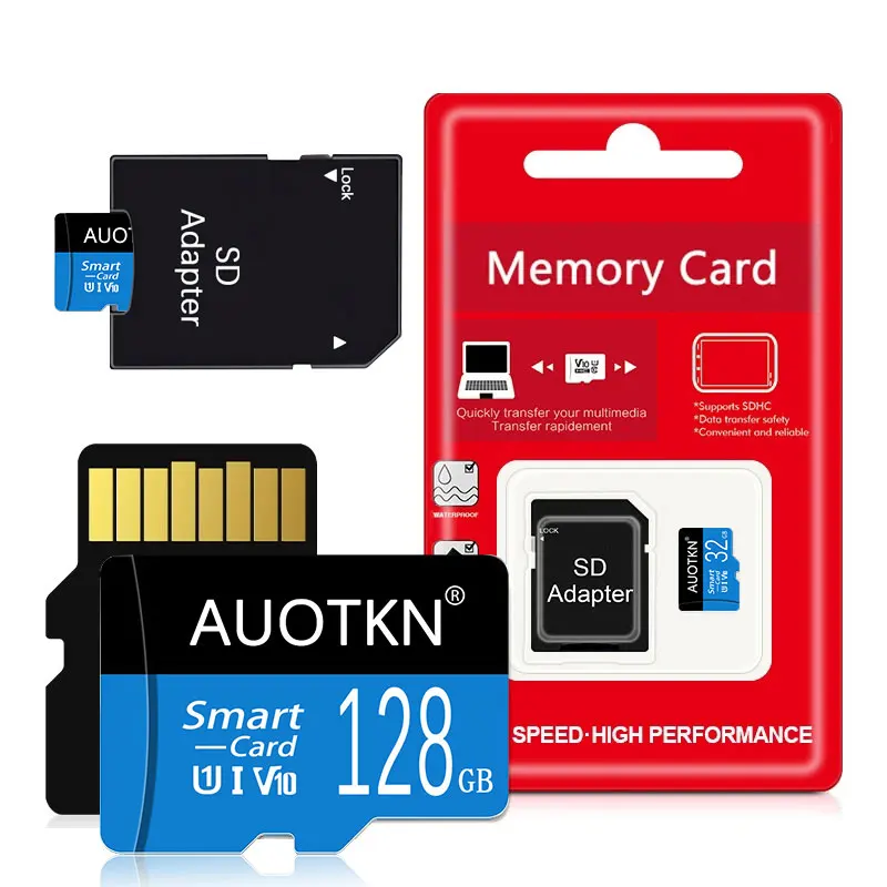 Mini SD Memory Card 64GB 128GB 256GB C10 Flash SD/TF cartão de memória 32GB 16G 8G U1 For Phones Nintendo Switch Games Camera