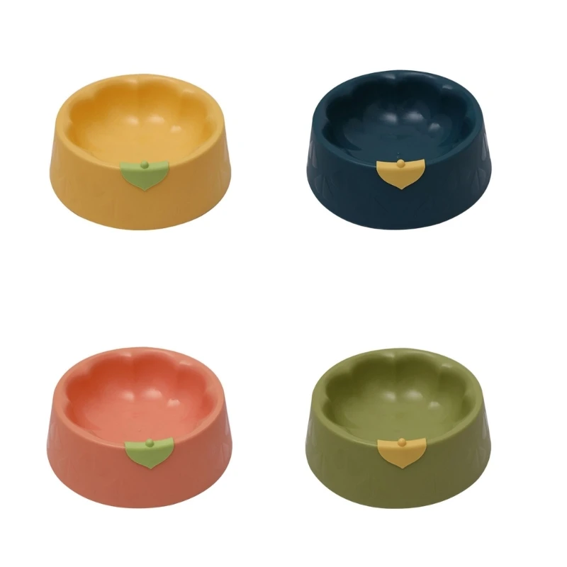 X6HD Cat  Bowl Cute Not Tip Over Pet Dish Large Capacity Whisker Friendly