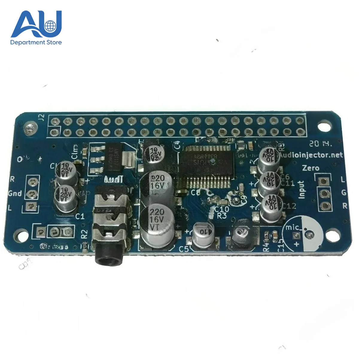 for Audio Injector PPI0 Sound Card HIFI DAC HAT HIFI DAC Audio Card Expansion Board for Raspberry Pi Zero