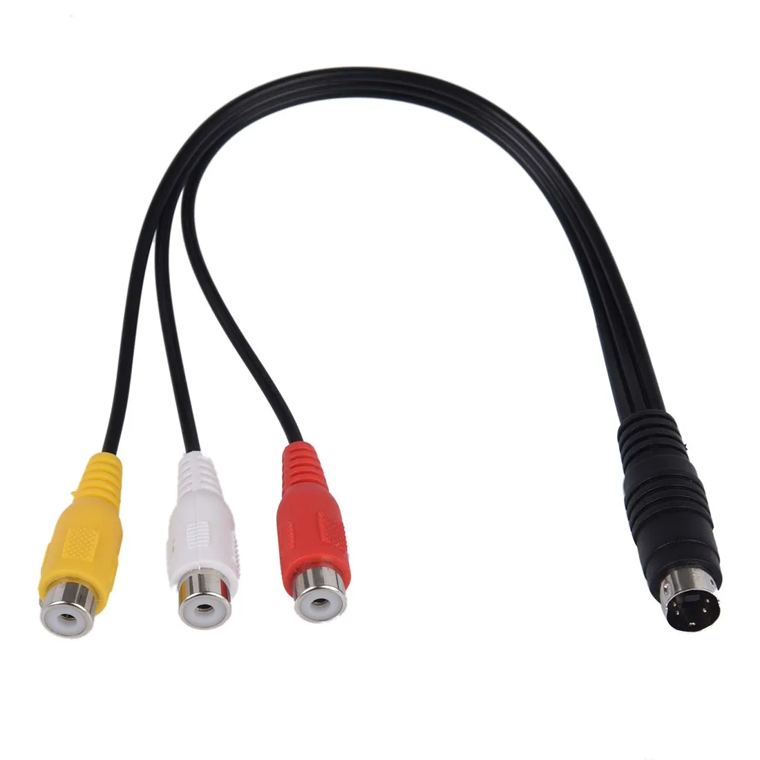 AA80 4 Pin S-Video to 3 Female TV Adapter Laptop Cable