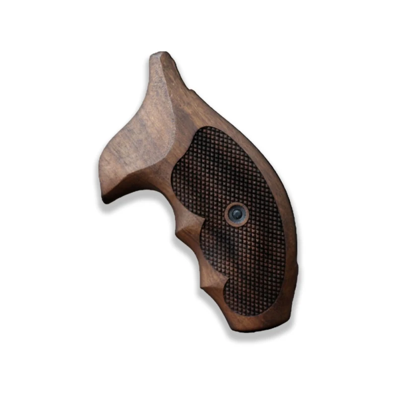 KSD Brand Smith Wesson J Frame Round Butt Models Compatible Walnut Grip Diamond