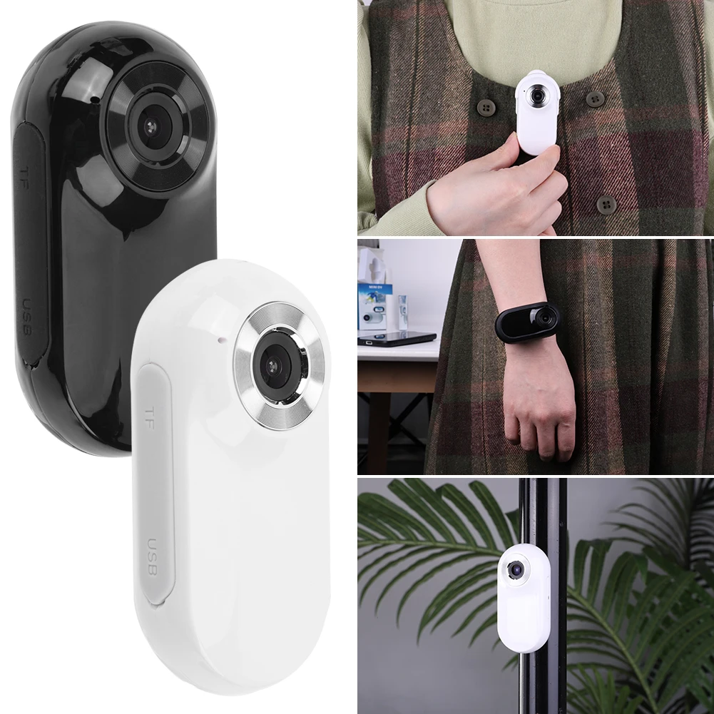 HD 1080P Mini Body Cam No WiFi Needed Dog Cat Pet Camera Collar Pet Sport Camera Video Records with 32G Card for Indoor/Outdoor
