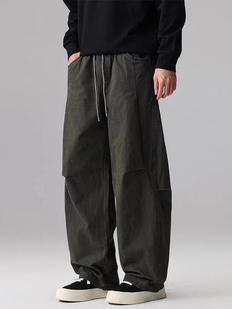 American Retro Men's Loose Straight Casual Pants Spring Summer 2026 New Style Versatile Workwear Trousers Youthful Energy
