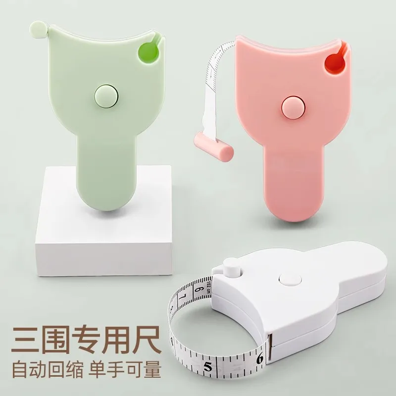 Automatic Telescopic Tape Measure Body Measuring Tape Sewing Ruler Tools Centimeter Tapes For Body Meter Measure White Tools