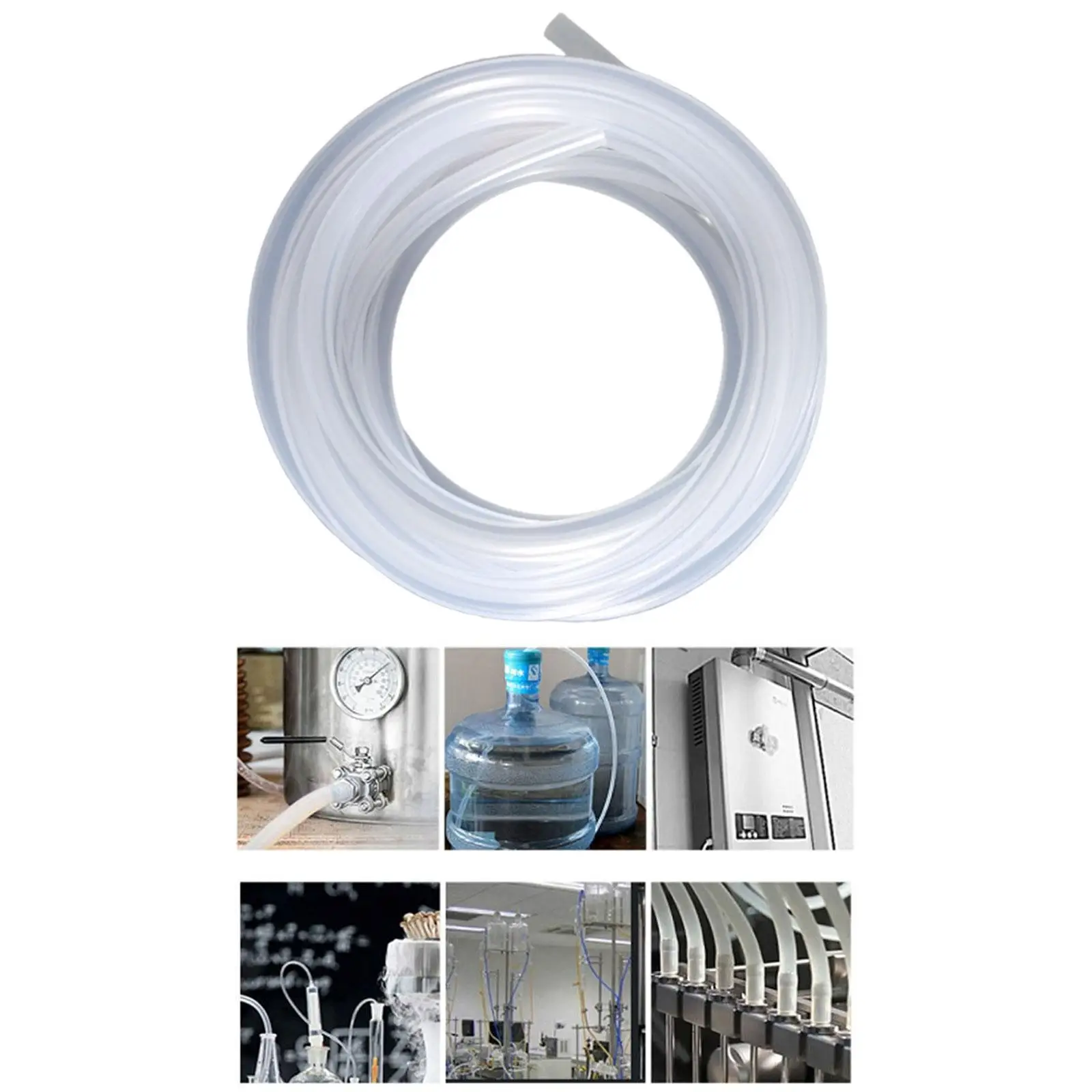 Clear Silicone Tubing Hose Flexible Silicone Rubber Pipe for Tea Set Peristaltic Household Equipment