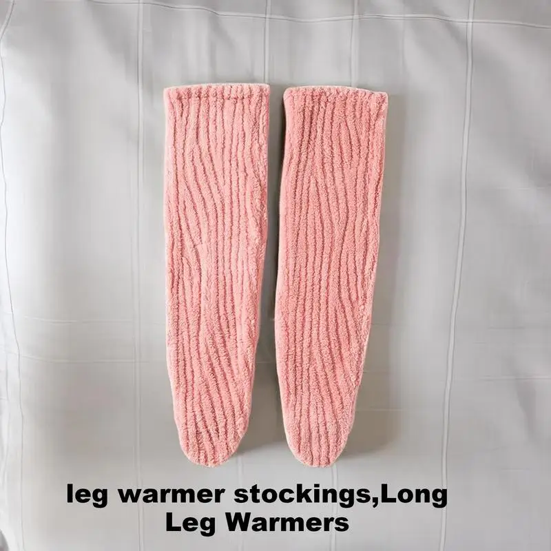 Leg Warmers For Women Winter Warm Womens Leg Warmers Soft Knee High Socks Baggy Leg Warmers Thick And Long Knee High Stockings