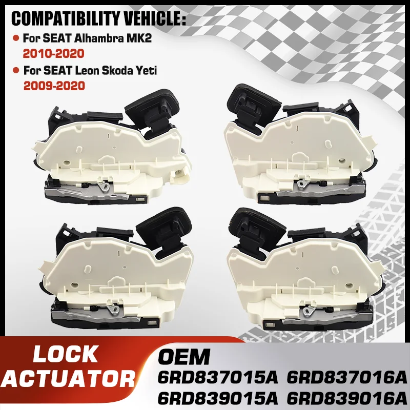 

Car Power Door Lock Actuator Soft Close System For SEAT Alhambra MK2 SEAT Leon MK3 SEAT Leon ST MK3 Skoda Yeti Volkswagen Sharan