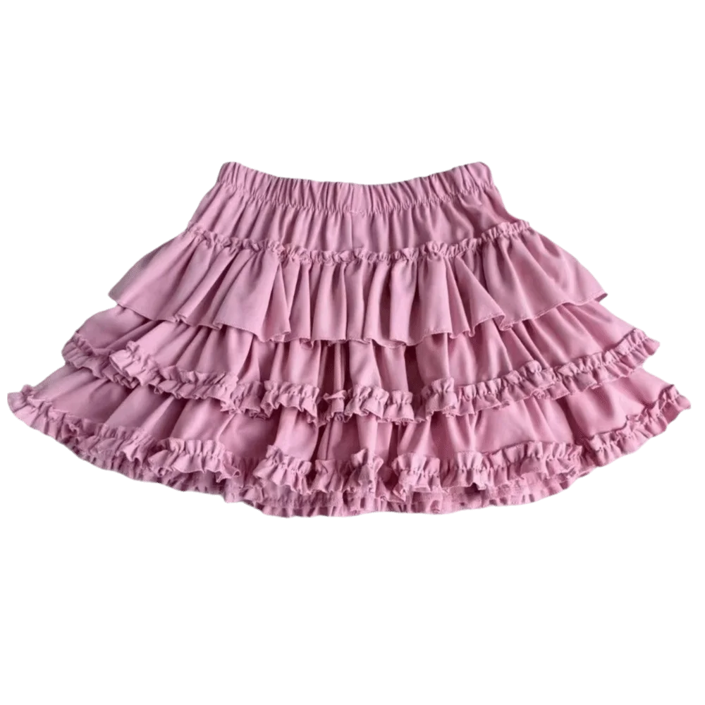 Elegant High Waist Pleated Bubble Skirt A Line Short Puffy Cake Skirt Ruffle Hem Bubble Style Balloon Skirt Cosplay