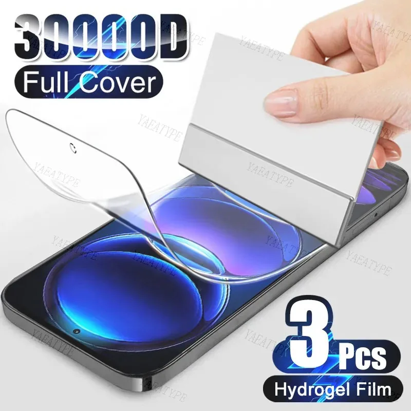 3PCS Hydrogel Film For Tecno Pova 5 Free Fire 6.78