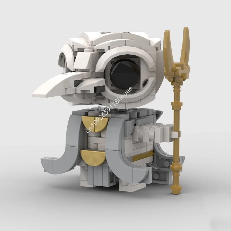 

244pcs MOC Khonshu Brickheadz Model Building Blocks Craft Toys Education Architecture Kids Assemble Creative Christmas Gifts