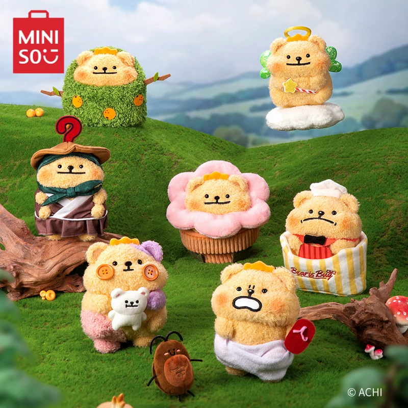 

MINISO Bearisbug My Life сценарий серии реальная фигурка симпатичный мультяшный диван настольное украшение аниме детская игрушка подарок на день рождения