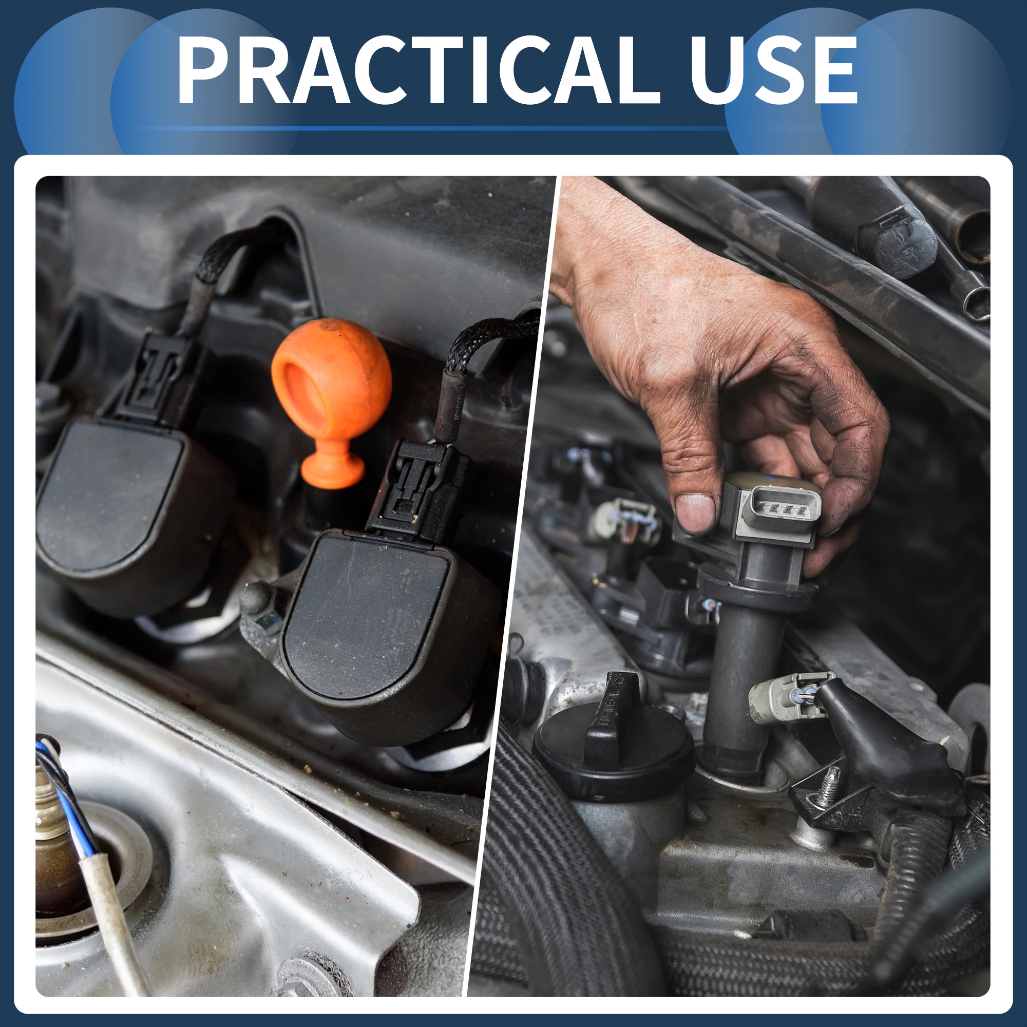UXCELL Ignition Coil Ignition Coil Pack No.2243312P00 for ISUZU Amigo 2.3L L4 1989