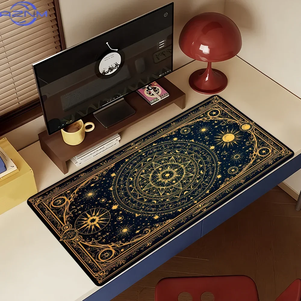 Art Magic Tarot Card Mouse Pad For Office Gaming And Keyboards Non-Slip Large Waterproof