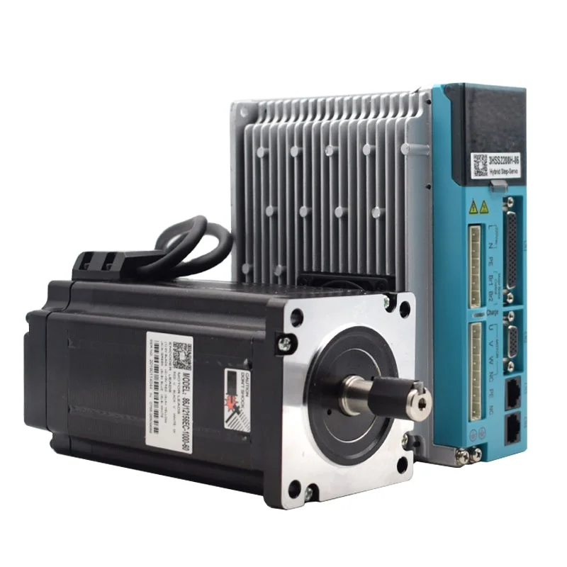 

JMC 3-фазный Nema42 20 Нм гибридный комплект драйверов шагового серводвигателя с замкнутым контуром 2000 об/мин 110J12190EC 3HSS2208H-110