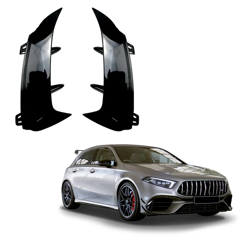 

Hot-A015-Rear Bumper Splitter Spoiler Rear Canard Air Vent Trim For Benz A Class W177 A180 A200 A250 A45 2019+