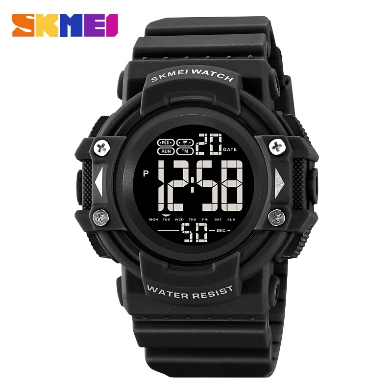 SKMEI Fashion Men's Digital Electronic Watch Sports Outdoor Watches Clock Army Green Camouflague Man Wristwatches For Men