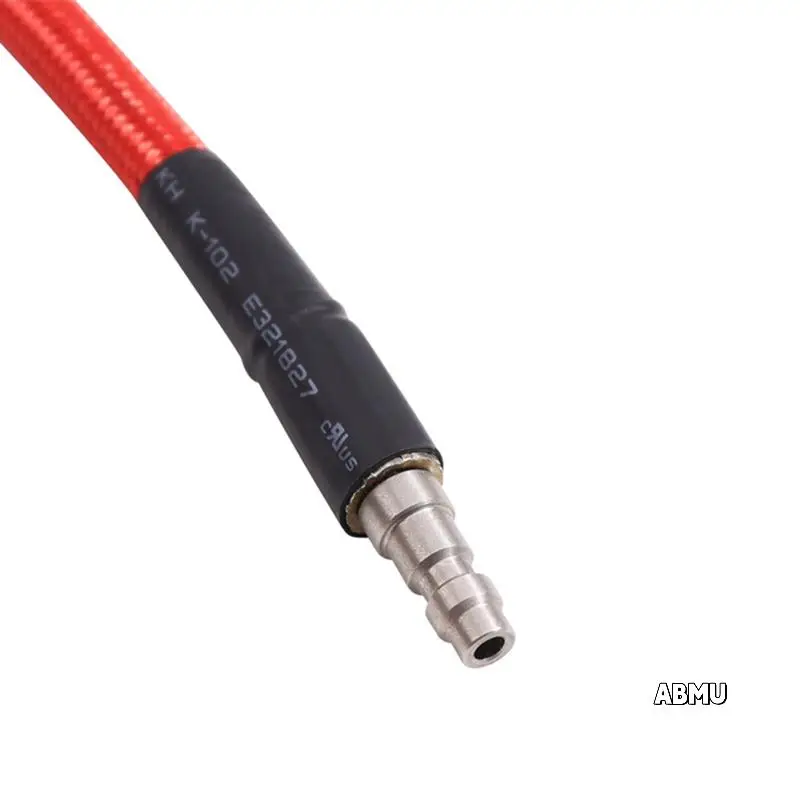 

2X Airsoft HPA SLP FLEX Air Hose Remote Line With (US)Foster QD 40 Inch Low Pressure MAX 300 PSI Red