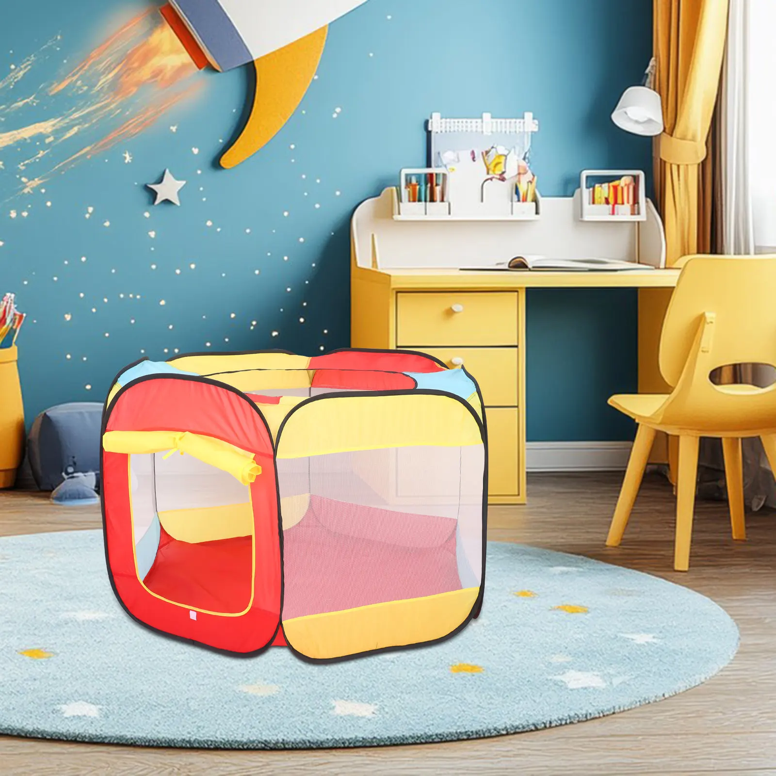 

Складной сетчатый игровой манеж-палатка для малышей, дышащий, для игр в помещении и на улице, для сада и вечеринок