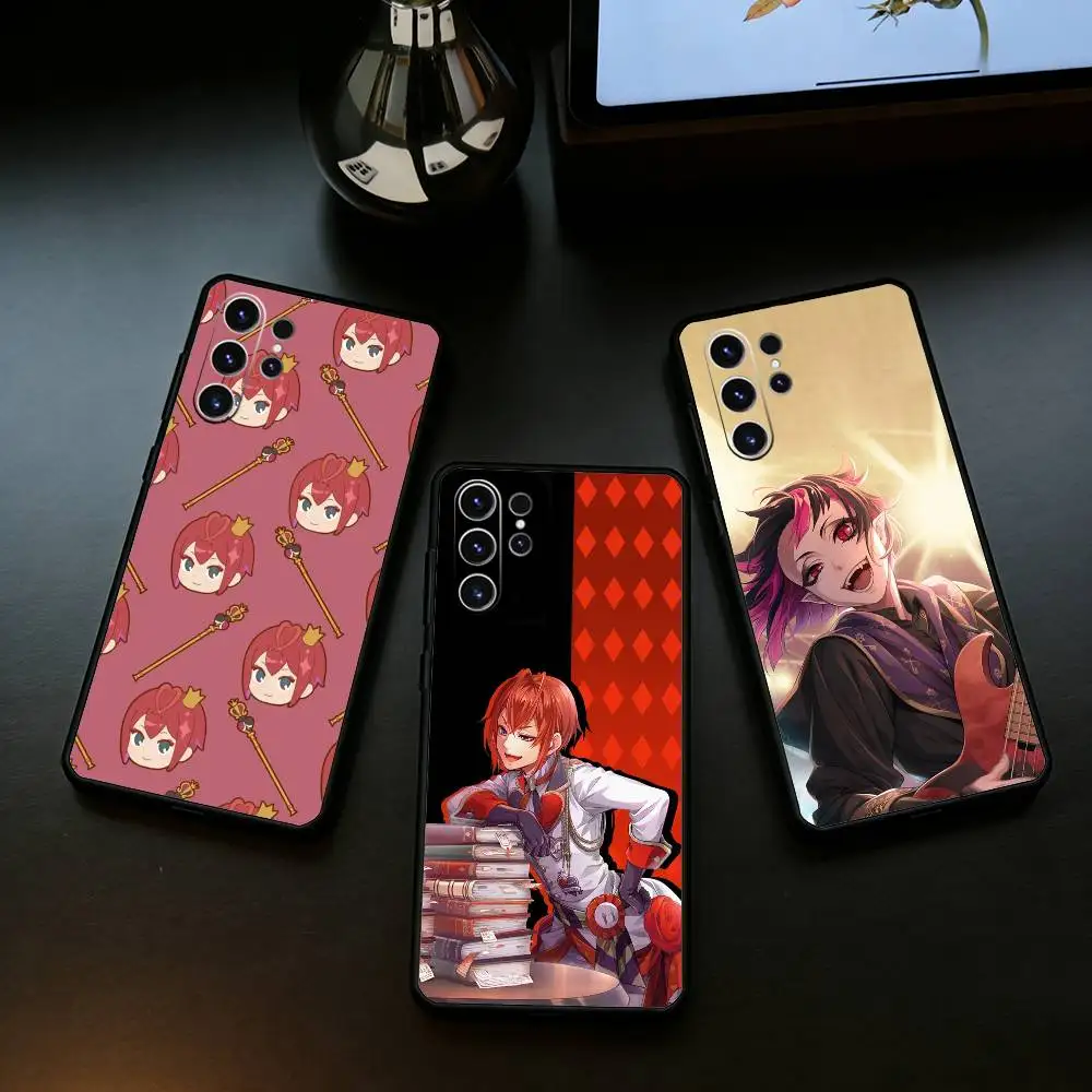 Popular Game T-Twisted-W-Wonderland Phone Case For Samsung S25,24,21,22,23,30,Ultra,20,Plus,Fe,Lite,Note Soft Black Cover