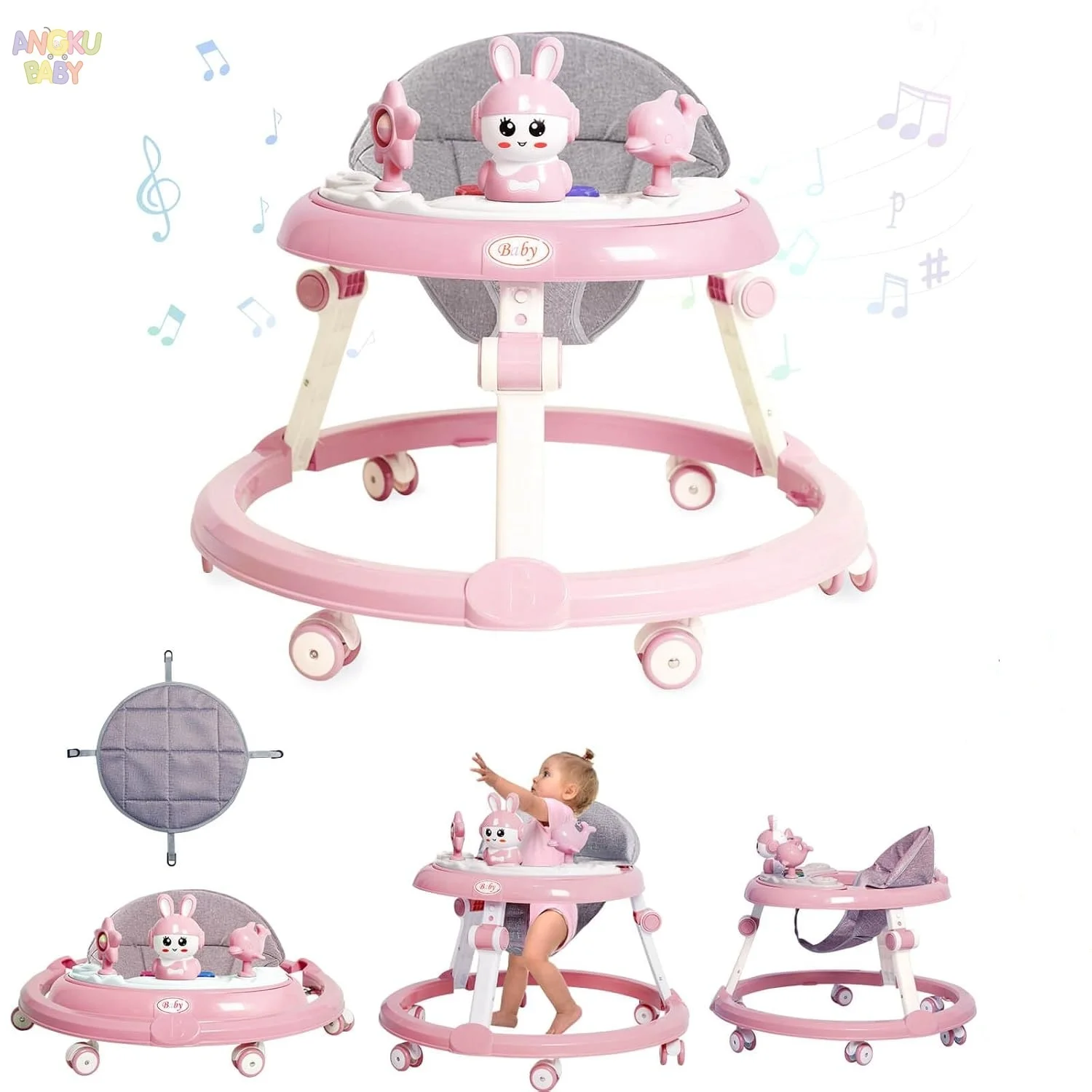 Регулируемые детские ходунки для обучения