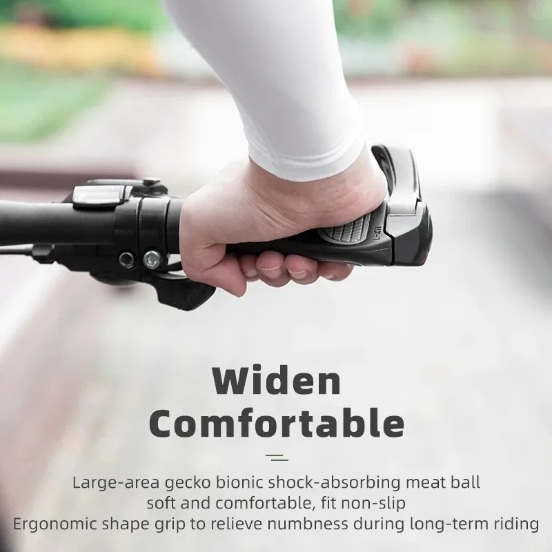 ODI New Arrival Mountain Bike Sheep Horn Sub bike Grip Handle Shock and Dust proof Bicycle Grip Rubber Bilateral Locking