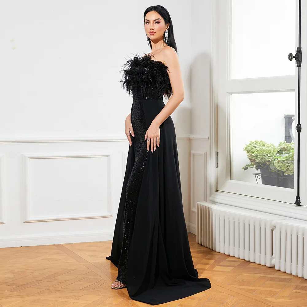 Ele Long Svel Evening Gown Women's Faion Photoaphy Dr Sexy Chic Cross-Border Sle Adult Ceremony Dr