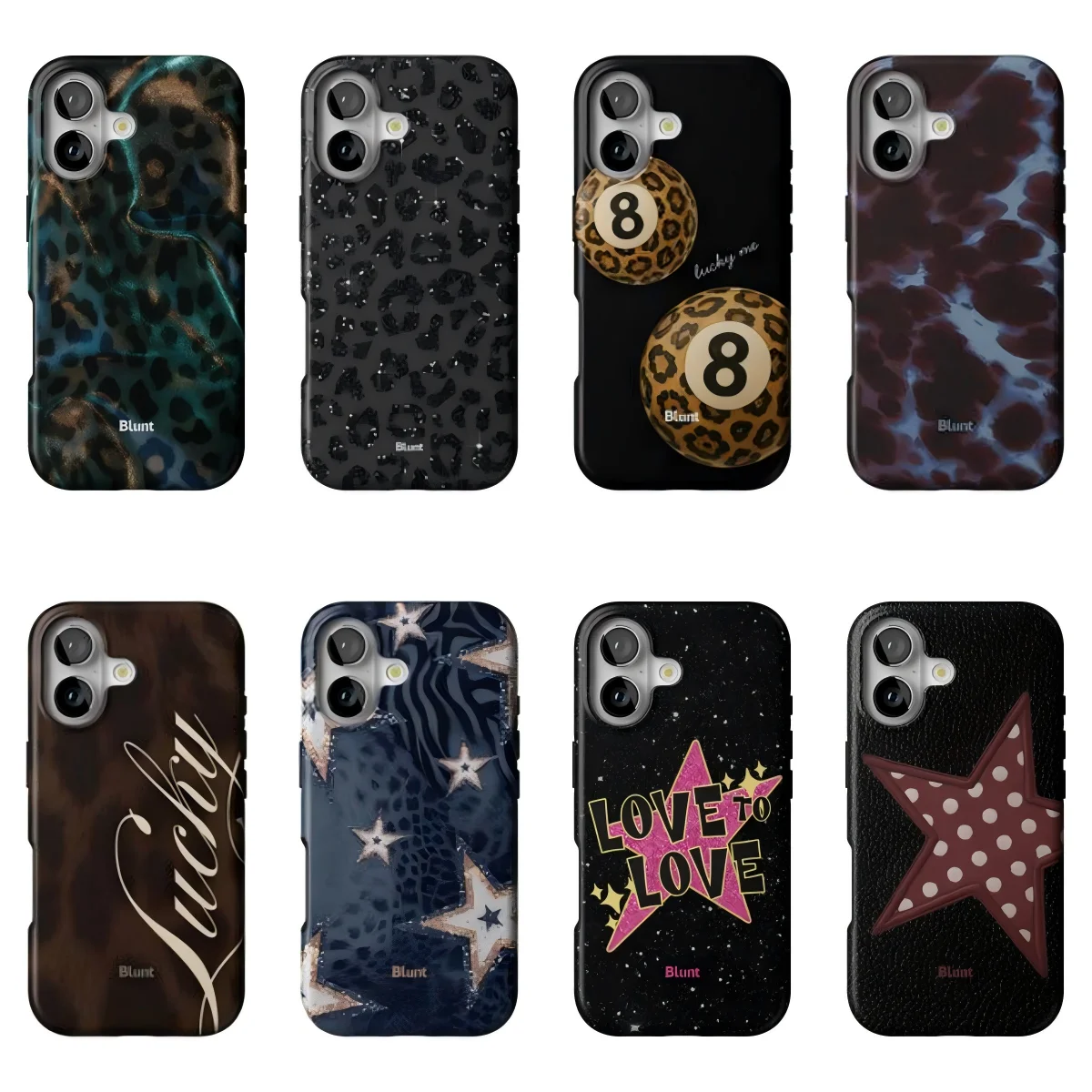 Phone Cases Blunt - BluntS Y2K Dark Star Number 8