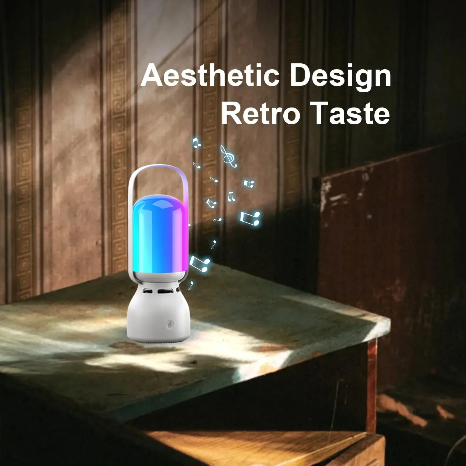 Caixa De Som altoparlante Bluetooth Wireless portatile luce da campeggio all'aperto atmosfera colorata Mini lettore musicale Sound Box per feste