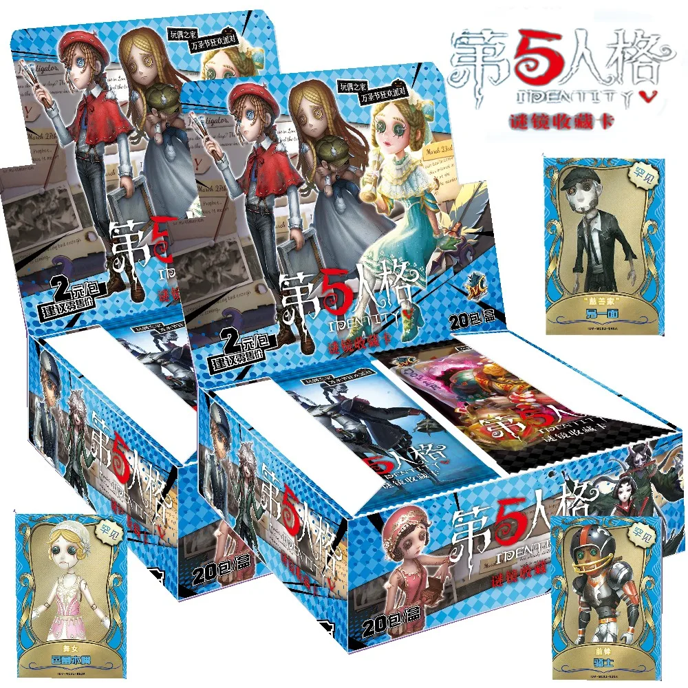Identity V Collection Card For Children Game Figure Barmaid Norton The Fifth Personality Character Party Game Card Table Toys