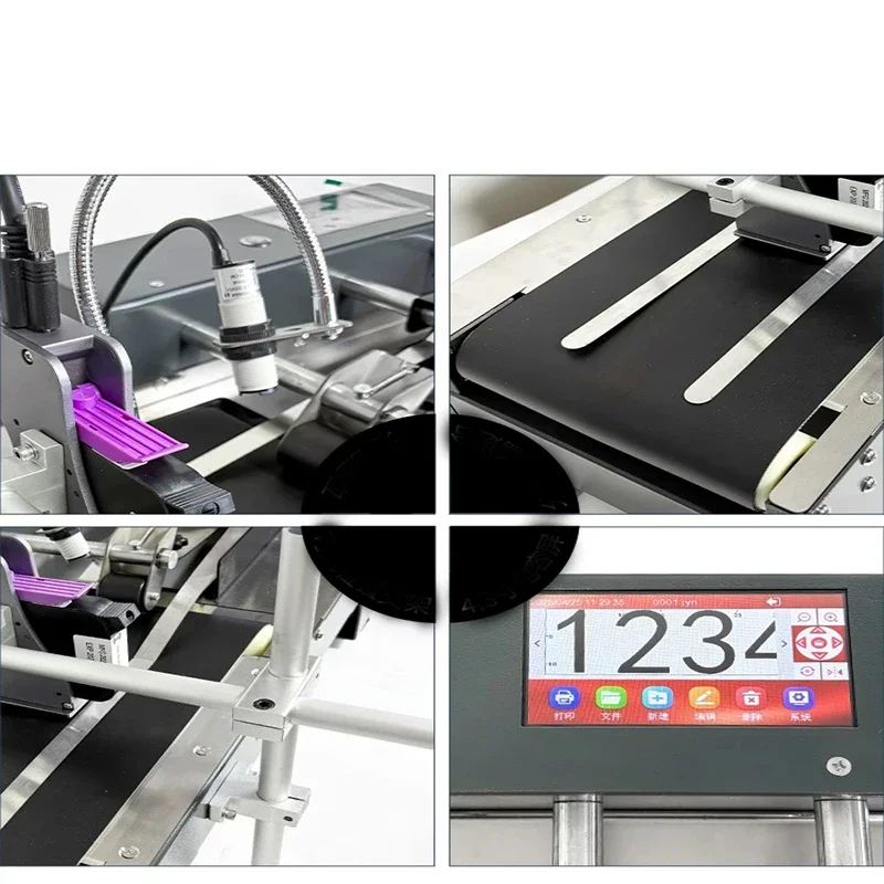 12.7MM Paging Coding Machine for Plastic Paper Bags Labels ID Cards Expiry Date Barcode Batch QR Online Thermal Inkjet Printers