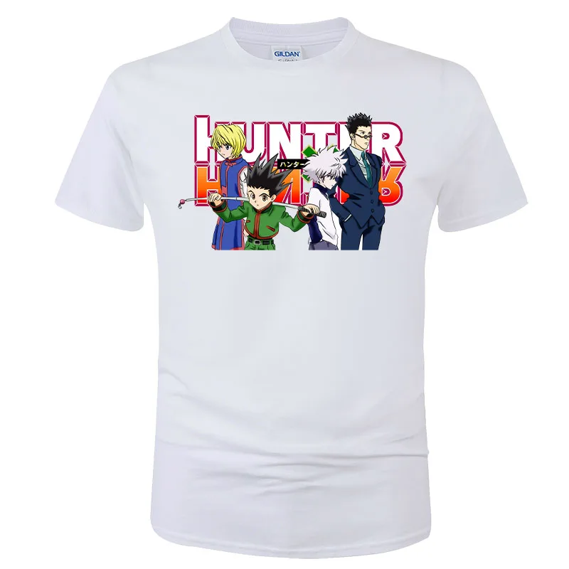 Anime Hunter X Hunter Cartoon Printed T-shirt Men's and Women's T-shirt Men's Top Sports T-shirt Men's T-shirt 2026 Summer Tee