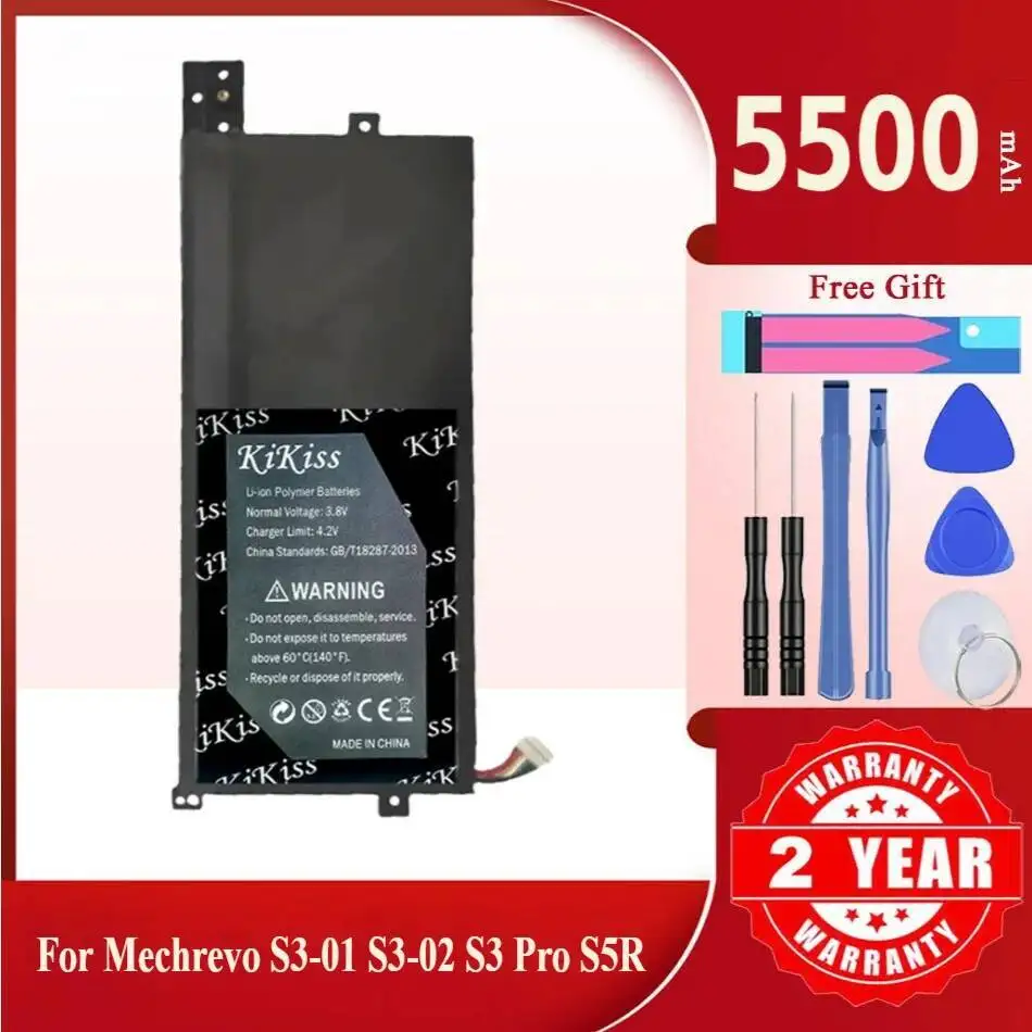 Batteria per proiettore CE5D03 da 3300 mAh per accumulatore Jmgo M6 Sostituzione spina a 6 fili ricaricabile