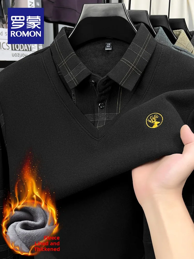 

Мужская теплая зимняя кофта Lormen из смесовой шерсти с воротником-стойкой, на флисовой подкладке, из шелковистого полиэстера, для повседневной носки и работы