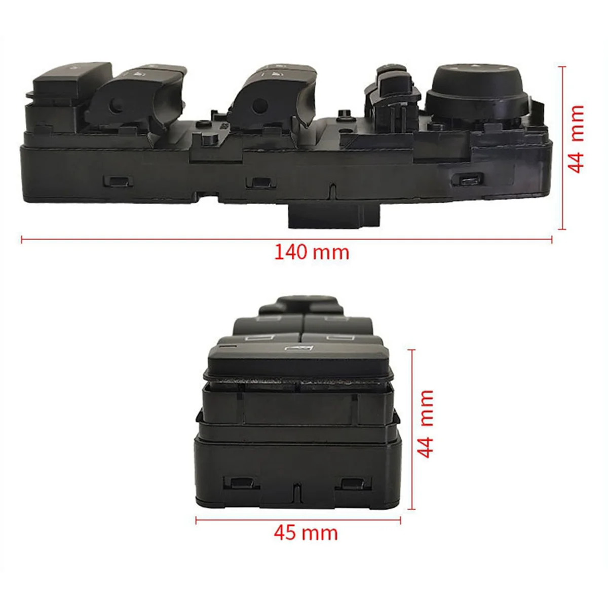 61319208107 Left Driver Side Window Regulator Switch Power Window with Curtain Switch Button for BMW 3 Series F30 F35—L49A